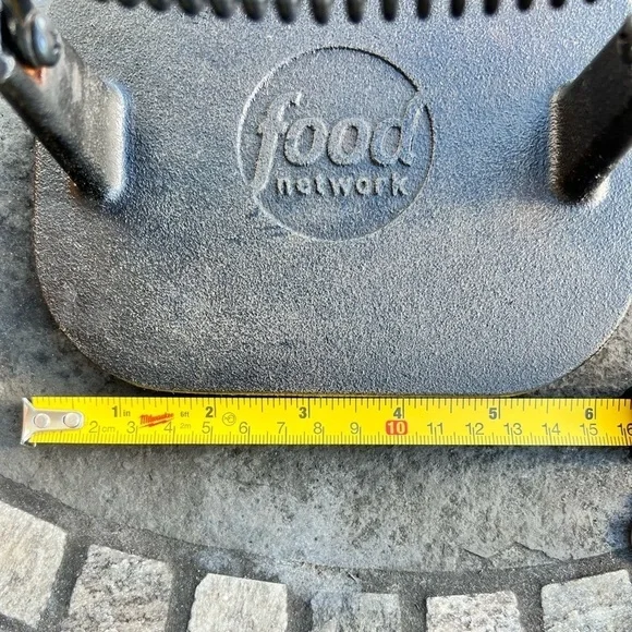 Food Network Cast Iron Sandwich/Bacon/Grill Press - Picture 2 of 6